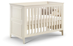 Cameo Cotbed Nursery Style Toddler Bed - Stone White Cameo Cotbed Nursery Style Toddler Bed - Stone White