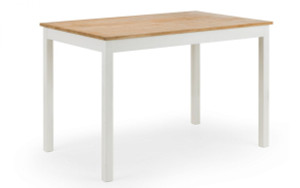 COXMOOR RECTANGULAR DINING TABLE - IVORY & OAK COXMOOR RECTANGULAR DINING TABLE - IVORY & OAK