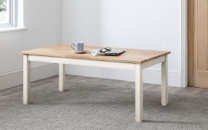 COXMOOR COFFEE TABLE - IVORY & OAK COXMOOR COFFEE TABLE - IVORY & OAK