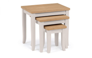 DAVENPORT ELEPHANT GREY NEST OF TABLES OAK DAVENPORT ELEPHANT GREY NEST OF TABLES OAK