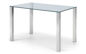 ENZO GLASS TOP DINING TABLE ENZO GLASS TOP DINING TABLE