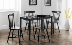 HUDSON DINING TABLE - BLACK HUDSON DINING TABLE - BLACK