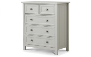 MAINE 3 + 2  DRAWER  CHEST - DOVE GREY