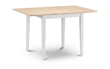 RUFFORD 2-TONE DINING TABLE IVORY/NATURAL