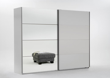 Tesoro White 2 Door Sliding Wardrobe