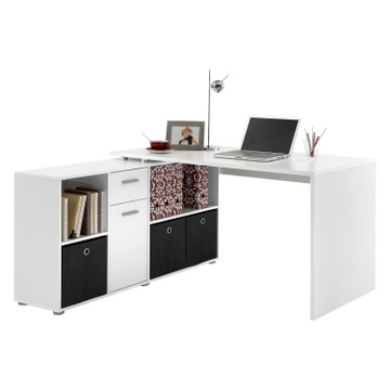 Tesoro White Computer/Office Desk