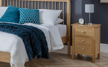 COTSWOLD 3 DRAWER BEDSIDE
