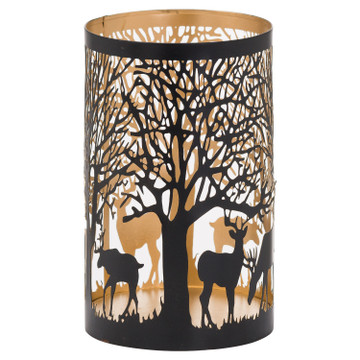 Large Glowray Stag In Forest Lantern By Tesoro