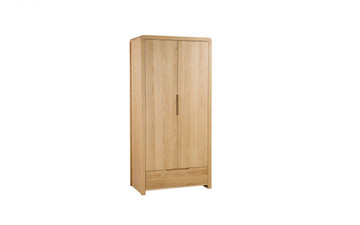 CURVE 2 DOOR 1 DRAWER WARDROBE