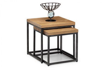BROOKLYN NESTING LAMP TABLES - OAK