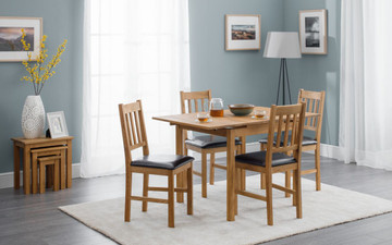 COXMOOR WOODEN EXTENDED DINING TABLE