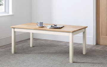 COXMOOR COFFEE TABLE - IVORY & OAK