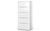 MANHATTAN 5 DRAWER NARROW CHEST - WHITE