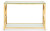 MIAMI CONSOLE TABLE - GOLD