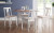 RUFFORD 2-TONE DINING TABLE IVORY/NATURAL