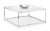 SCALA WHITE MARBLE TOP COFFEE TABLE