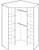 Tesoro Oak And Mirror Corner Mirrored Wardrobe Tesoro Oak And Mirror Corner Mirrored Wardrobe