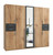 Tesoro 5 door Oak Wardrobe Tesoro 5 door Oak Wardrobe