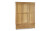 Mallory Oak 3 Door Wardrobe