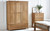 Mallory Oak 3 Door Wardrobe