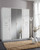 Tesoro White 4 Door 4 Drawer And 2 Mirror Wardrobe