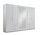 Tesoro  6 Door 4 Drawer White Wardrobe