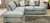 Toscani Fabric Corner Sofa And Footstool Silver (Left Hand Side) Toscani Fabric Corner Sofa And Footstool Silver (Left Hand Side)