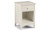 Cameo 1 Drawer Bedside - Stone White