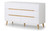Alicia 6 Drawer Wide Chest White Color Space Cover Cabinets