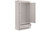 CLERMONT 2 DOOR 1 DRAWER WARDROBE - LIGHT GREY