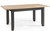 Bordeaux Extending Wooden Double Color Dining Table Dark Grey