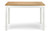 COXMOOR RECTANGULAR DINING TABLE - IVORY & OAK