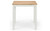 COXMOOR SQUARE DINING TABLE 75CM - IVORY & OAK