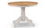DAVENPORT ELEPHANT GREY ROUND PEDESTAL TABLE OAK
