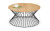 JERSEY ROUND WIRE COFFEE TABLE - EURO OAK
