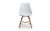 KARI DINING CHAIR - WHITE SEAT & OAK LEGS