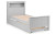 MAINE BOOKCASE BED 90CM - DOVE GREY