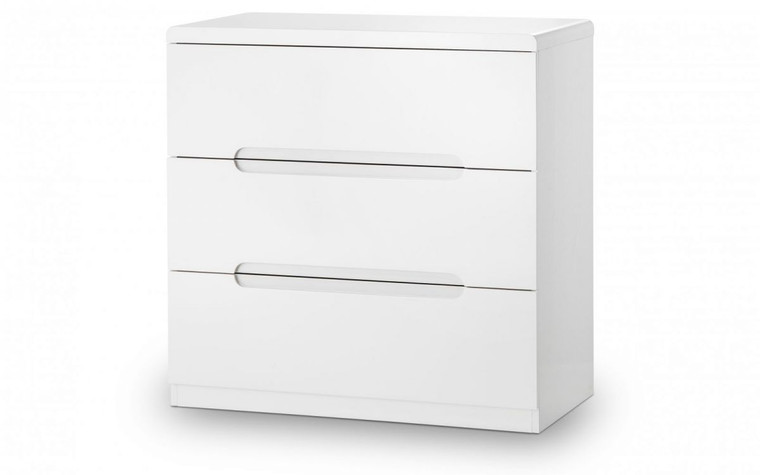 MANHATTAN 3+2 DRAWER CHEST - WHITE