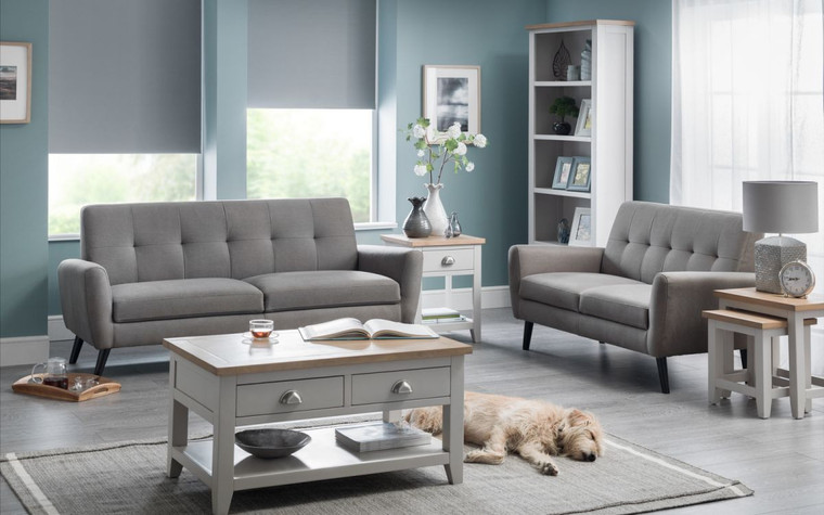 MONZA FABRIC SOFA BED - GREY