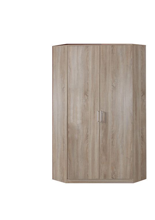 Tesoro Oak 2 Door Corner Wardrobe