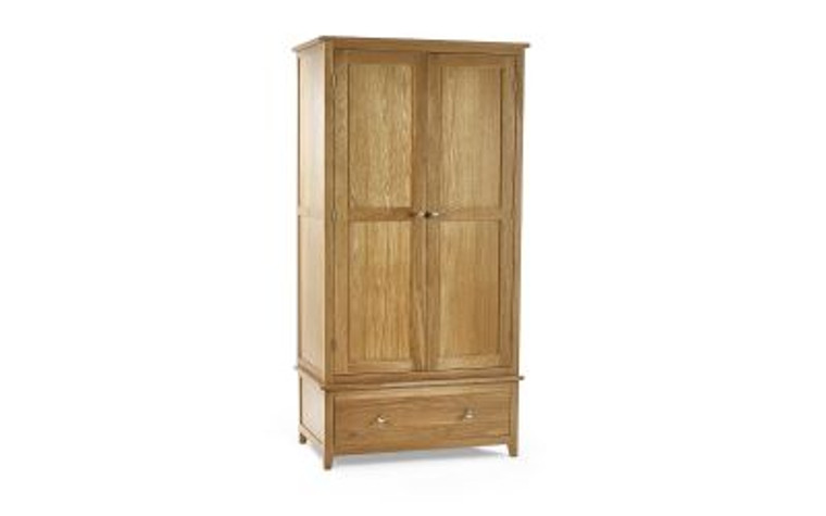 solid oak Mallory Combination Wardrobe