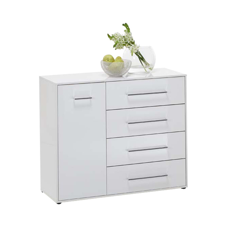 Tesoro 3 up 4 Drawer 1 Door Chest