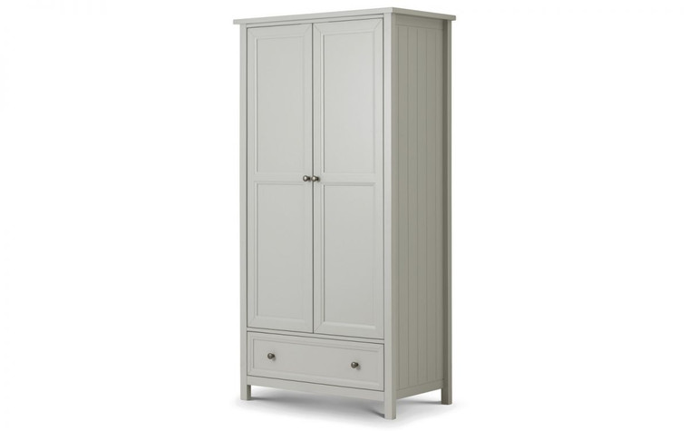 MAINE 2 DOOR COMBINATION WARDROBE - DOVE GREY