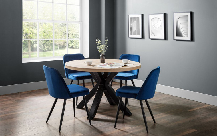 Burgess Dining  Beautiful Design Chair - Blue