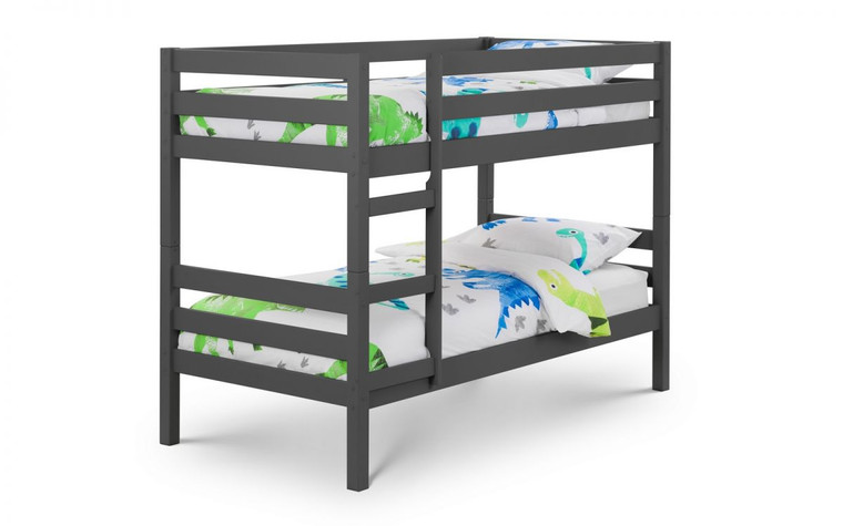 JULIAN BOWEN  WOODEN STYLISH AND COMFORTABLE CAMDEN BUNK BED ANTHRACITE