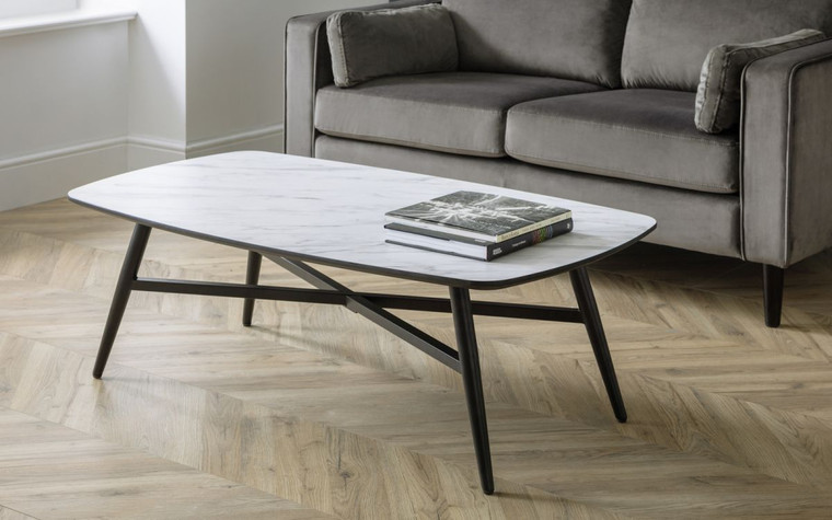 CARUSO MARBLE EFFECT COFFEE TABLE