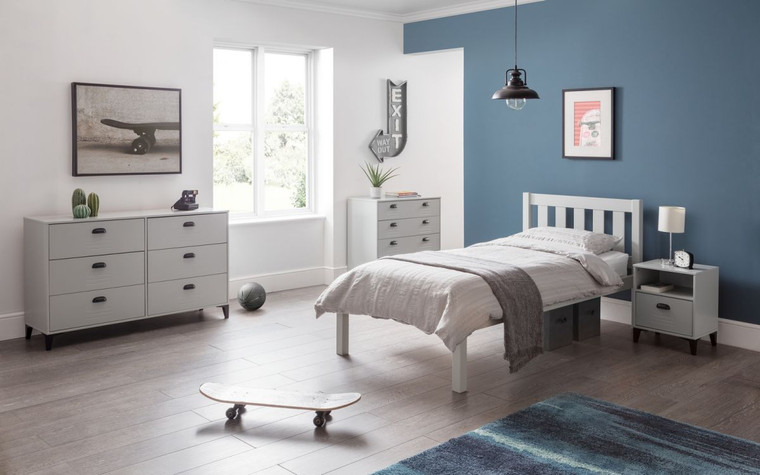 Luna Bed - Dove Grey