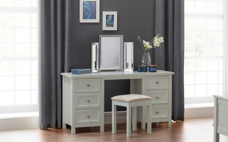 MAINE DRESSING TABLE - DOVE GREY