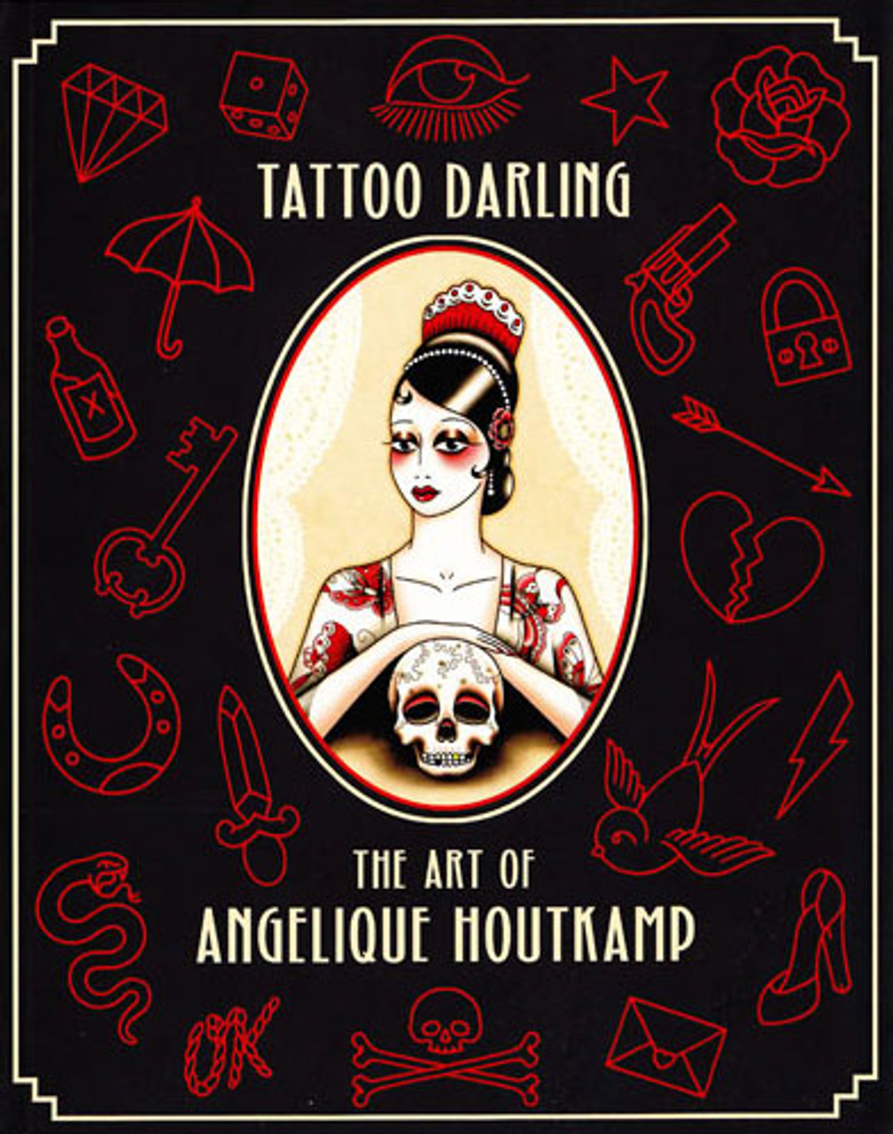 洋書 タトゥー イラスト 作品集 Angelique Houtkamp Tattoo Darling: The Art of Angelique Houtkamp - BookMistress