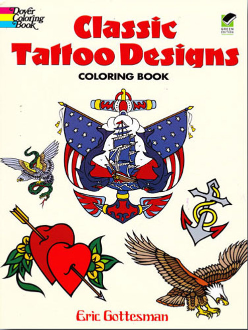 Classic Tattoo Designs Coloring Book